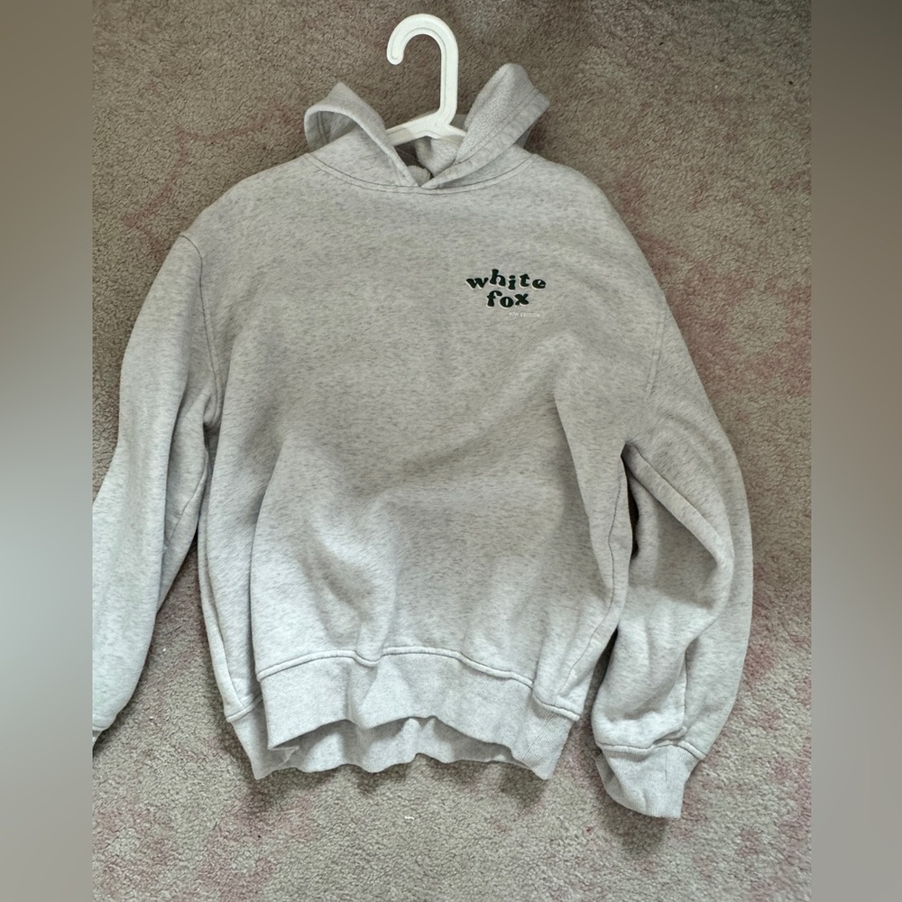 white fox hoodie